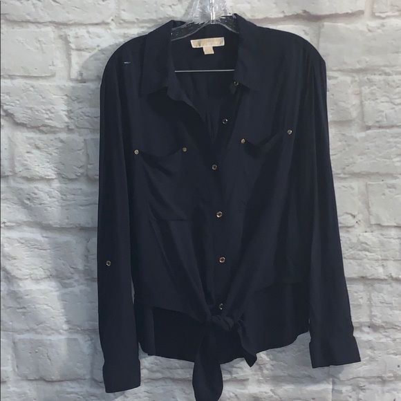 MICHAEL Michael Kors tie blouse - Picture 2 of 6